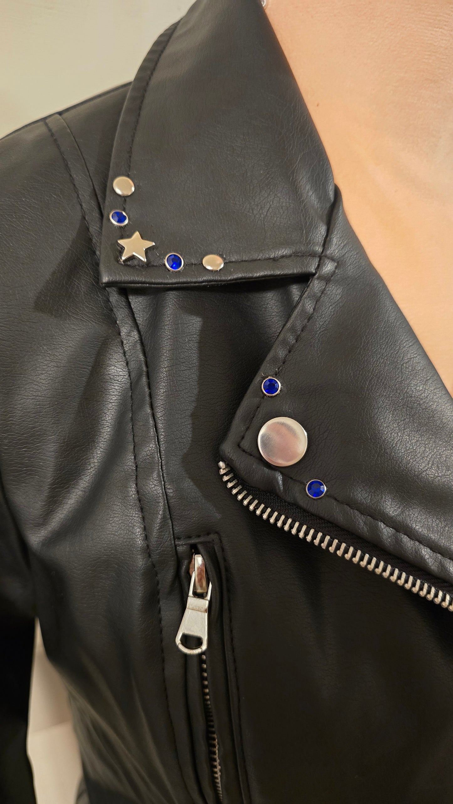 Dallas Football Biker Leather