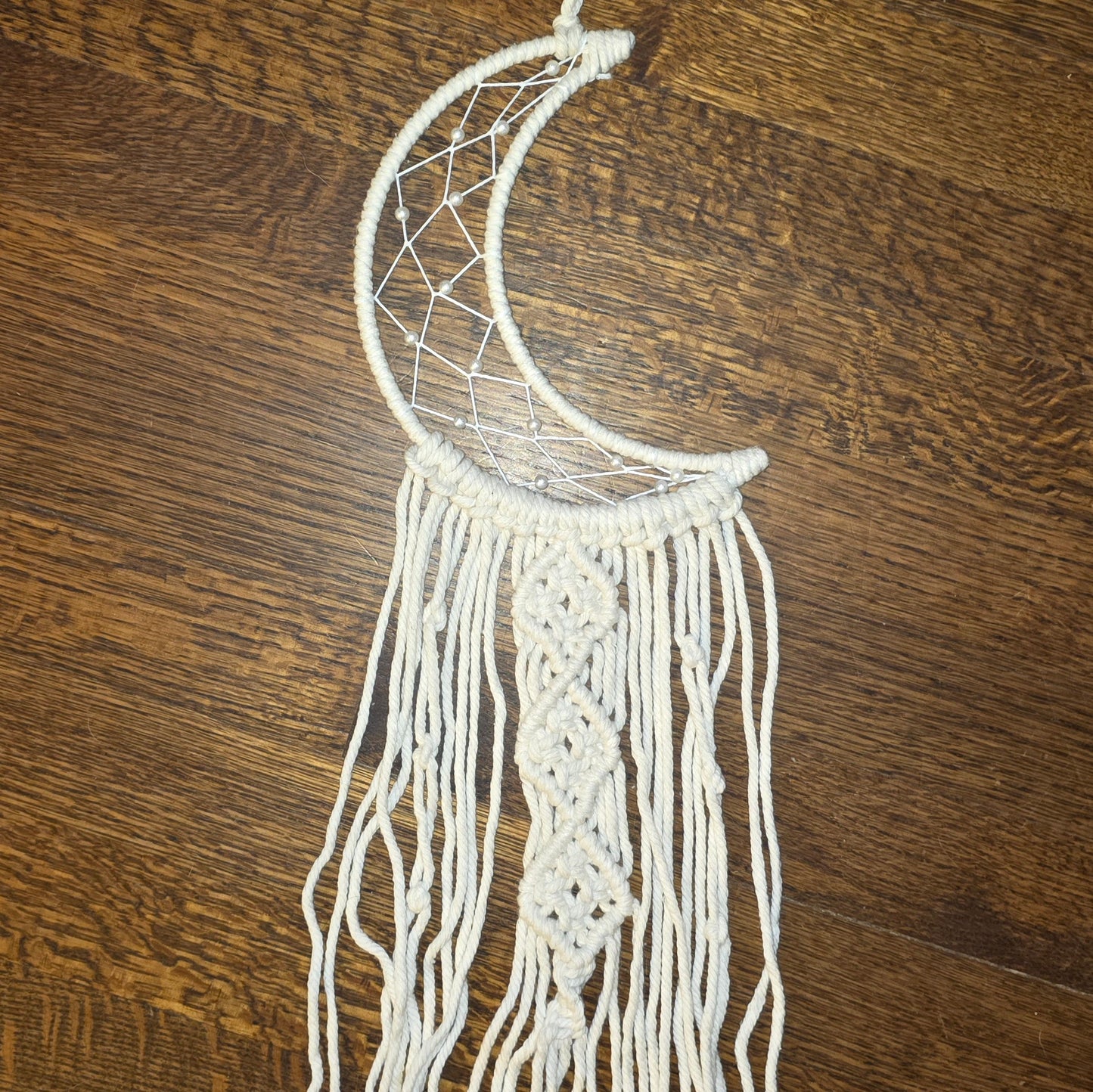 Macrame Moon Wall Art
