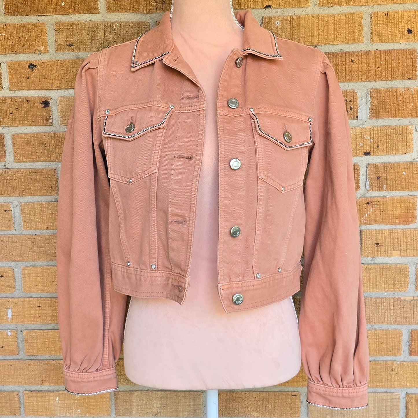 Texas Longhorns Peach Denim