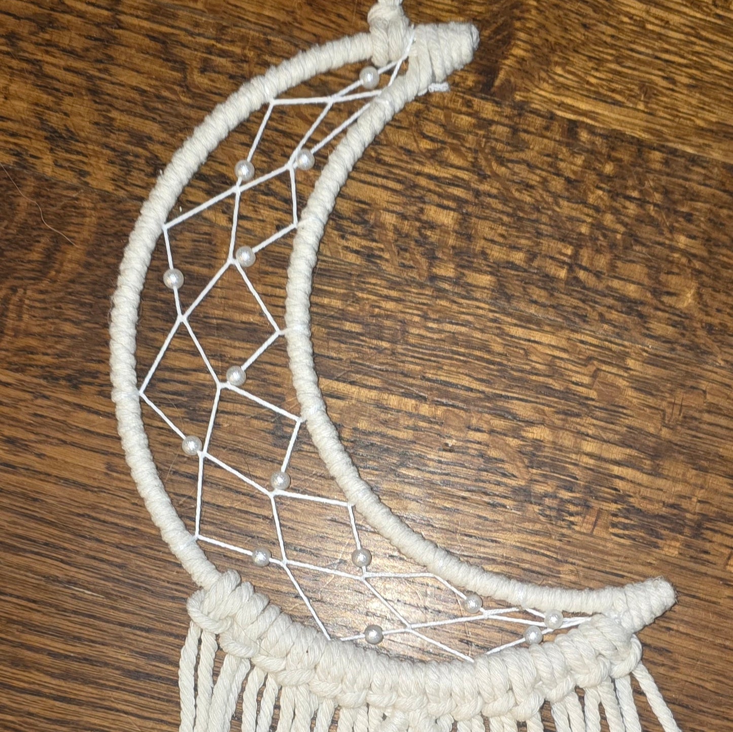 Macrame Moon Wall Art