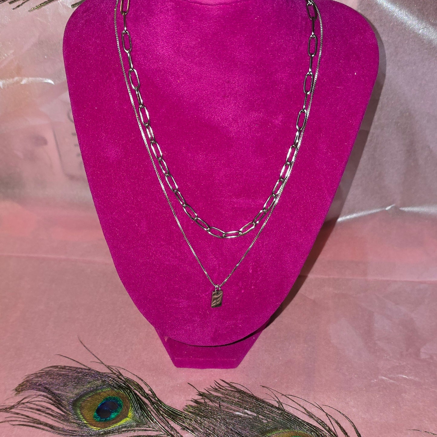 Layered Silver Necklace