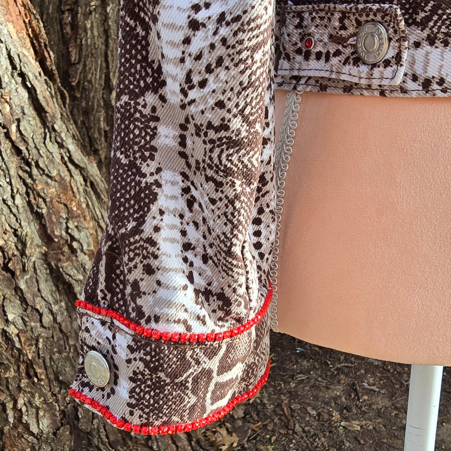 Randall King Snake Skin Denim