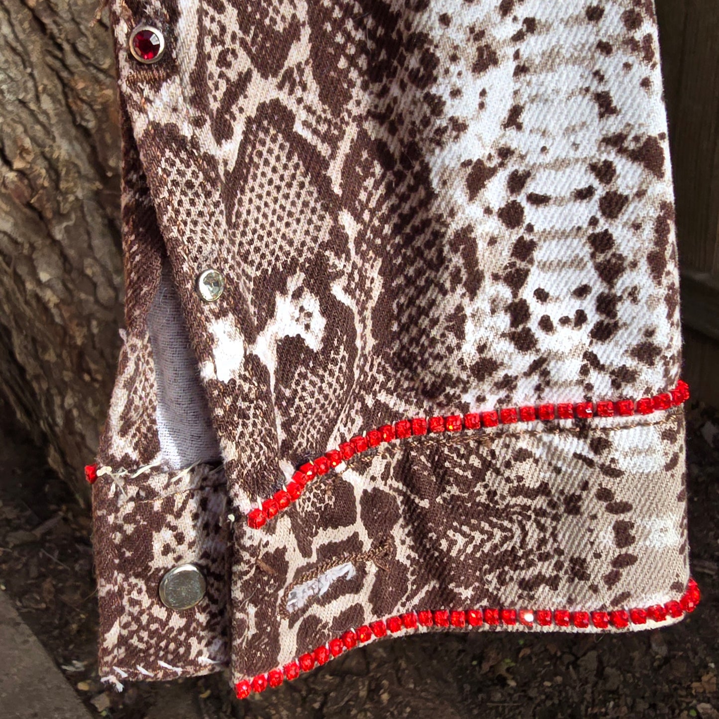 Randall King Snake Skin Denim