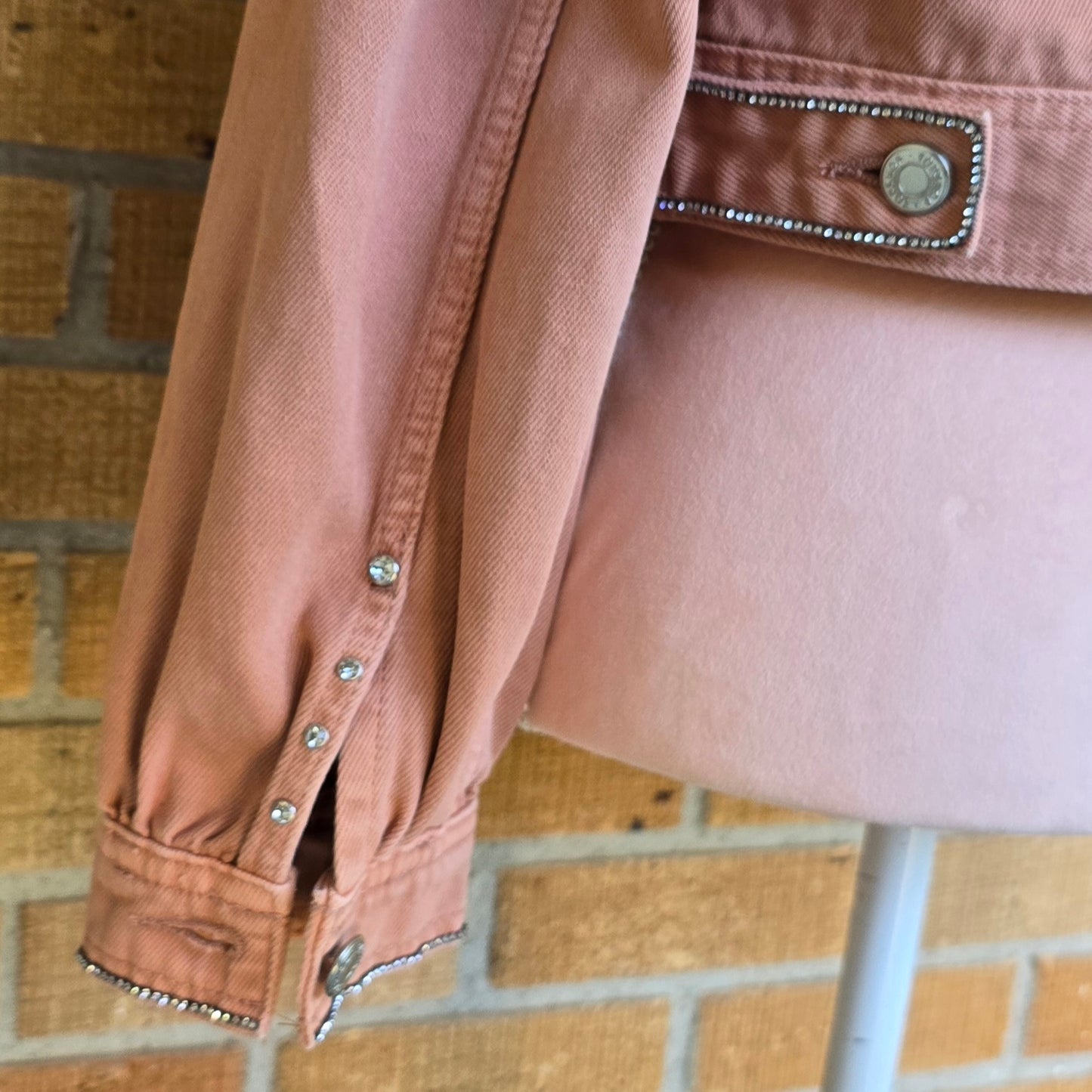 Texas Longhorns Peach Denim