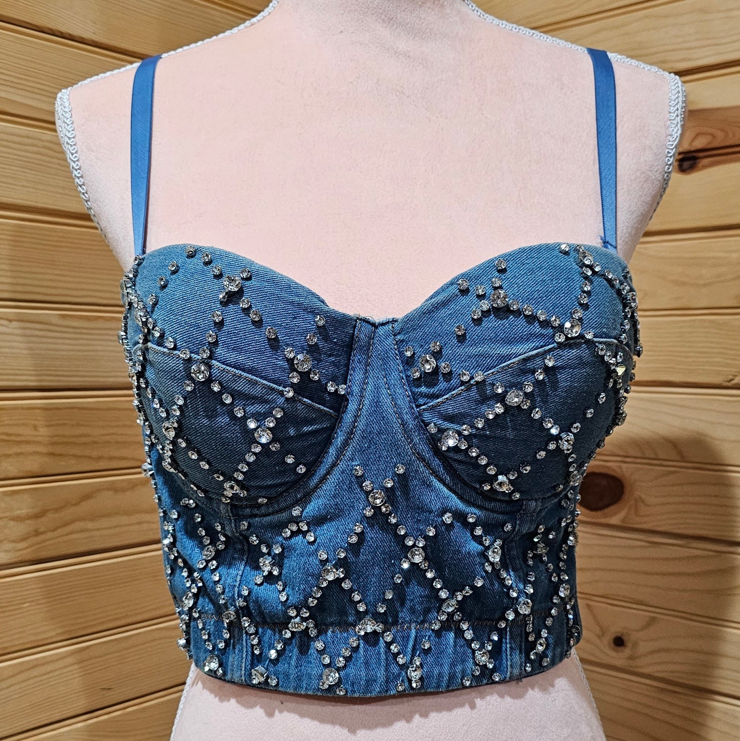 Denim & Diamond Corset