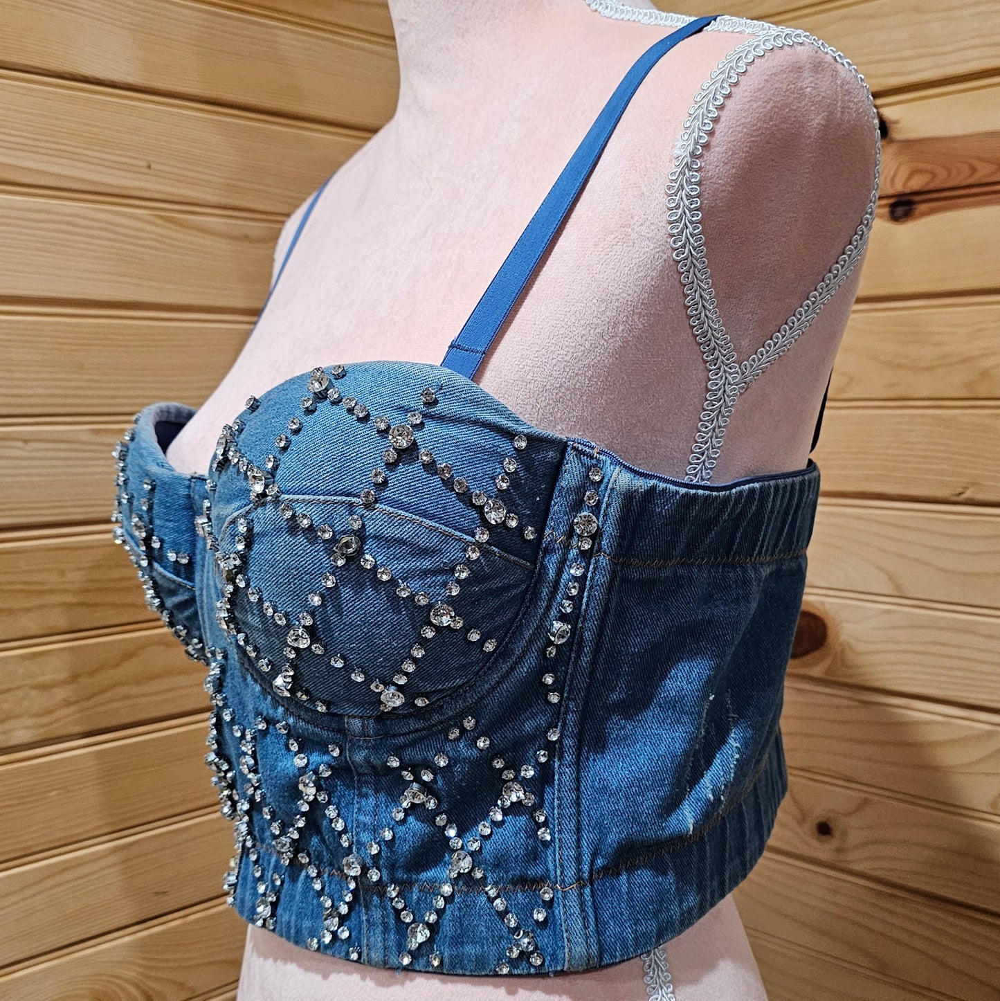 Denim & Diamond Corset