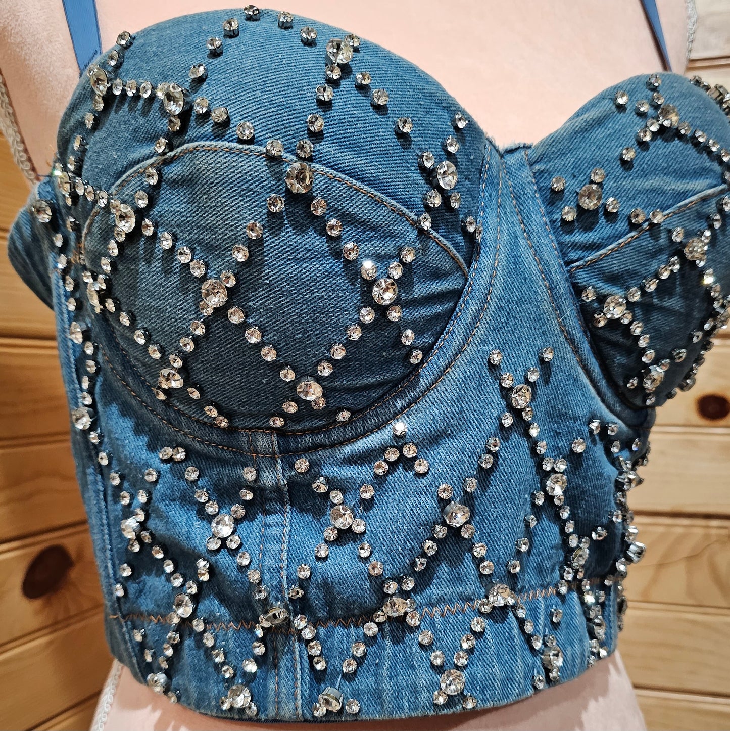 Denim & Diamond Corset