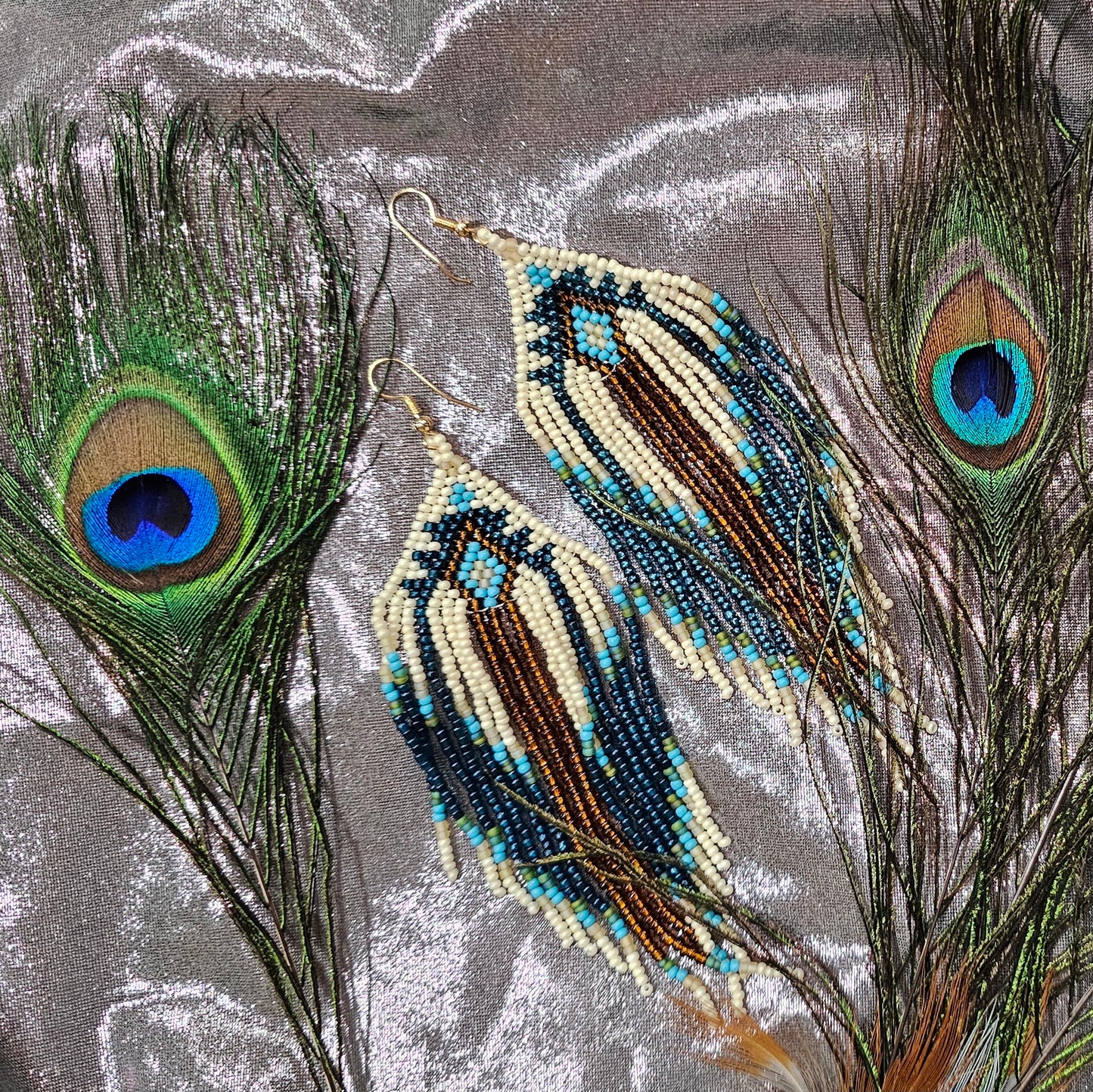 Peacock Earrings