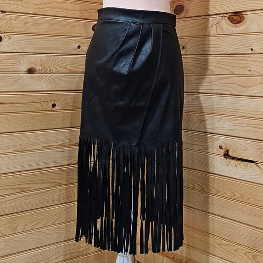 Black Magic Fringe Skirt