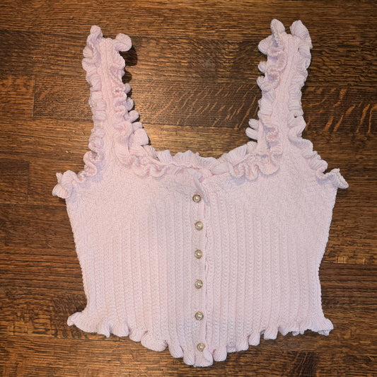 Sweater Top Baby Pink