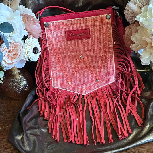 Ruby Rhinestone Fringe Wrangler