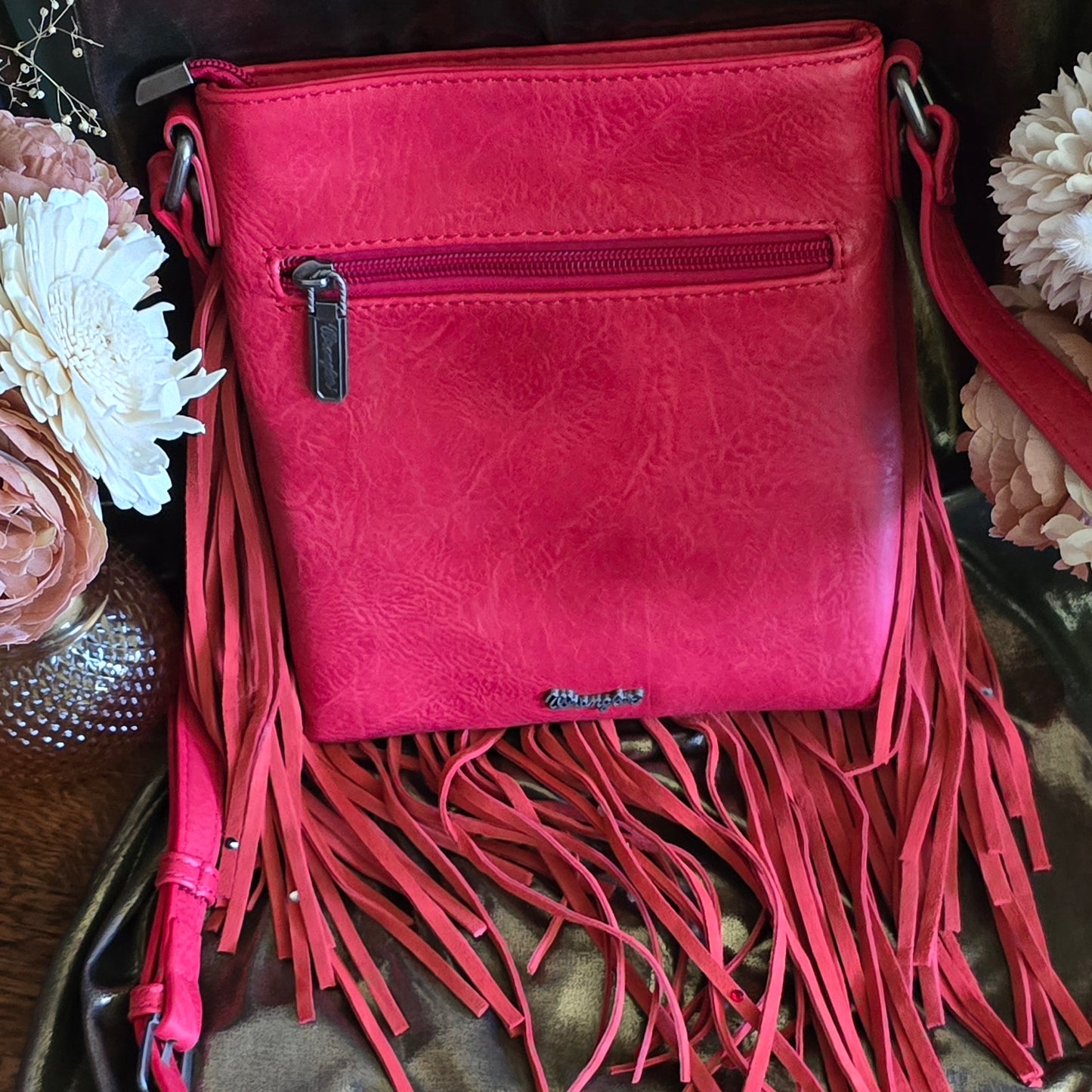 Ruby Rhinestone Fringe Wrangler