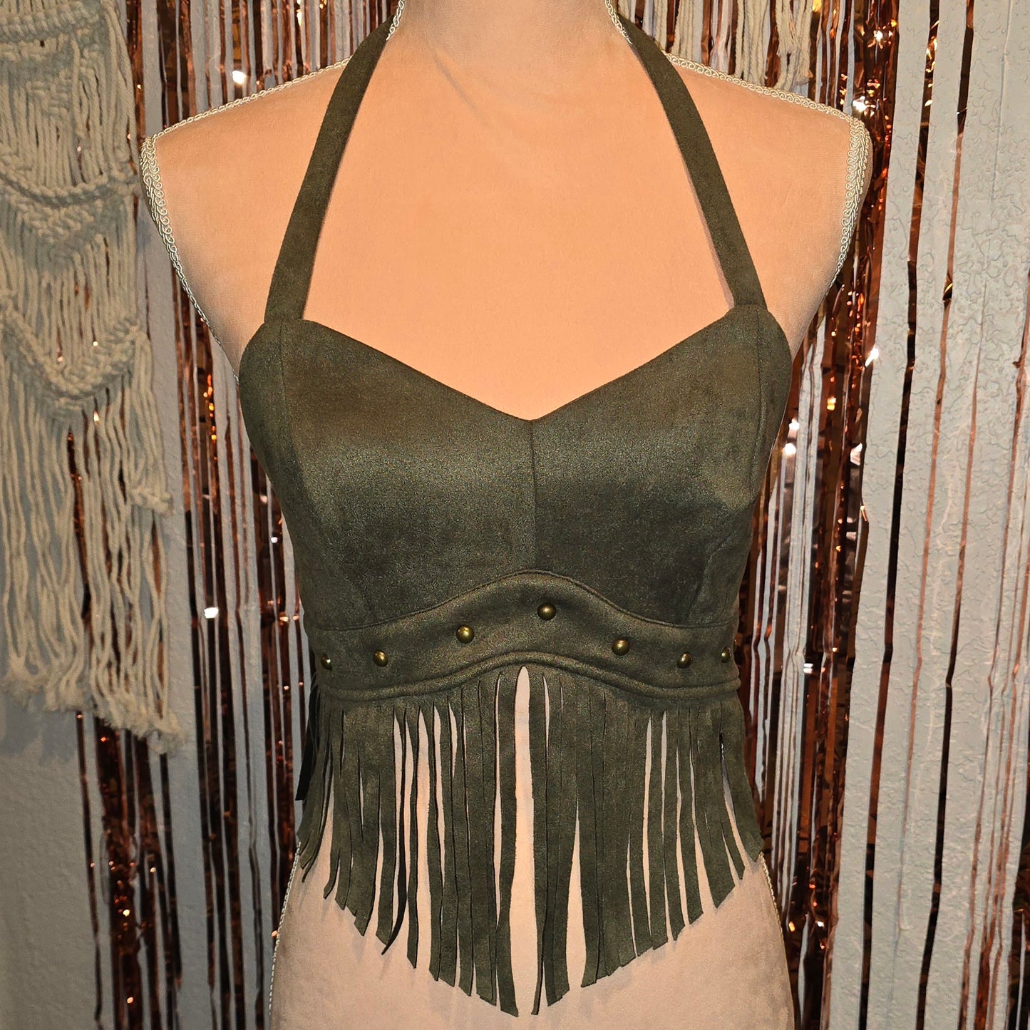 Cheyenne Olive Top