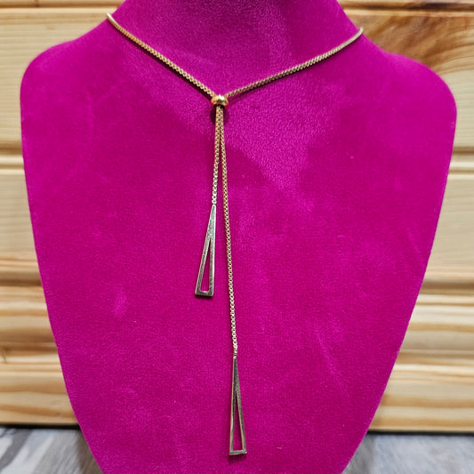 Geometric Gold Necklace