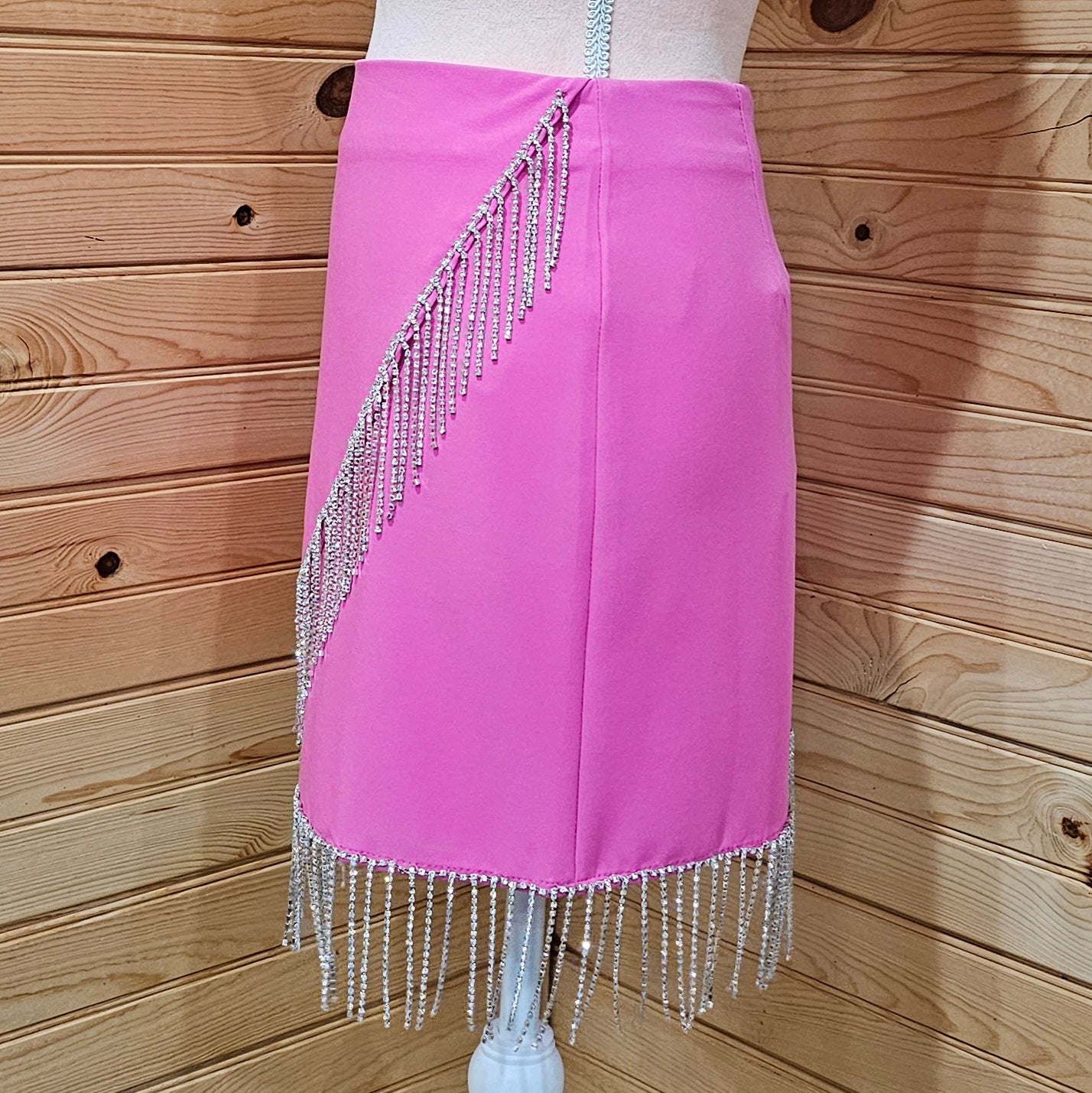 Rhinestone Barbie Skirt