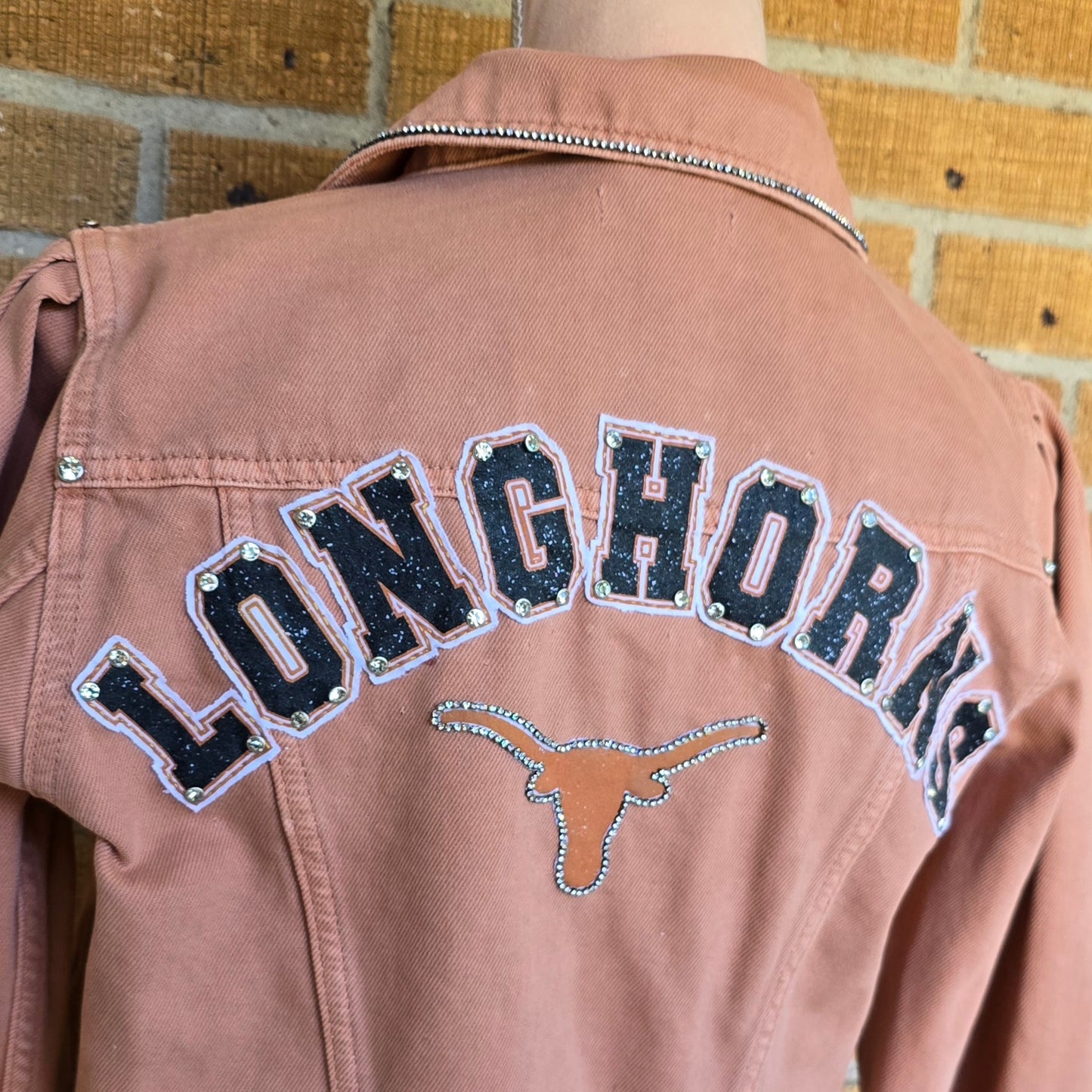 Texas Longhorns Peach Denim