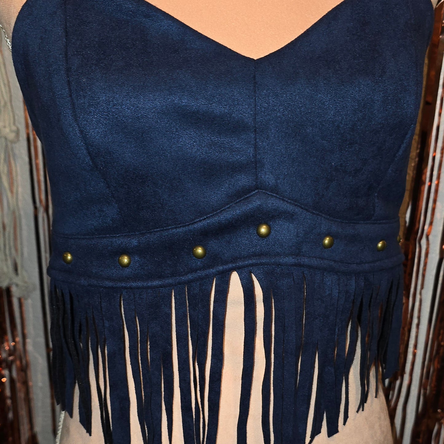 Cheyenne Navy Top