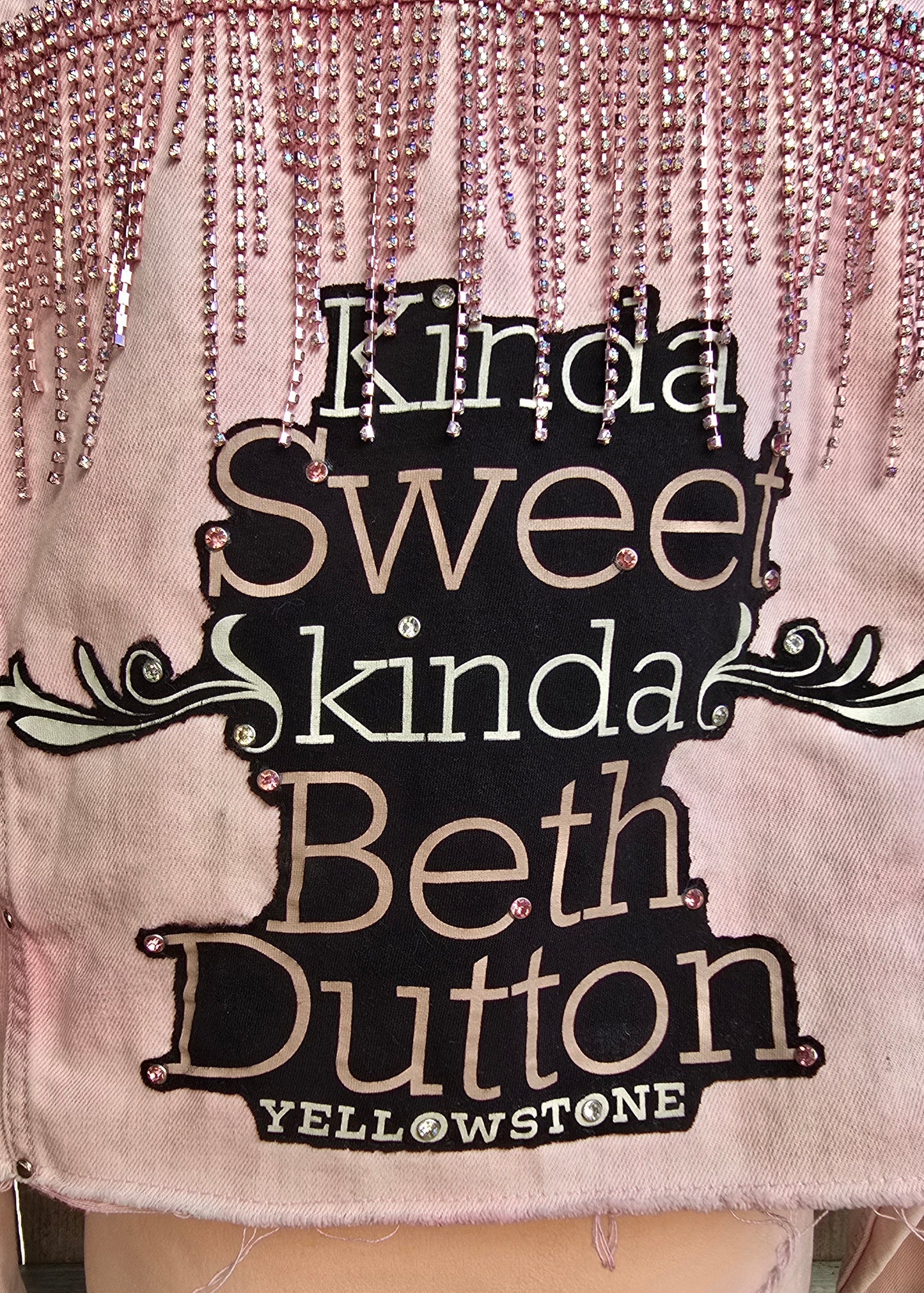 Beth Dutton Pink Denim