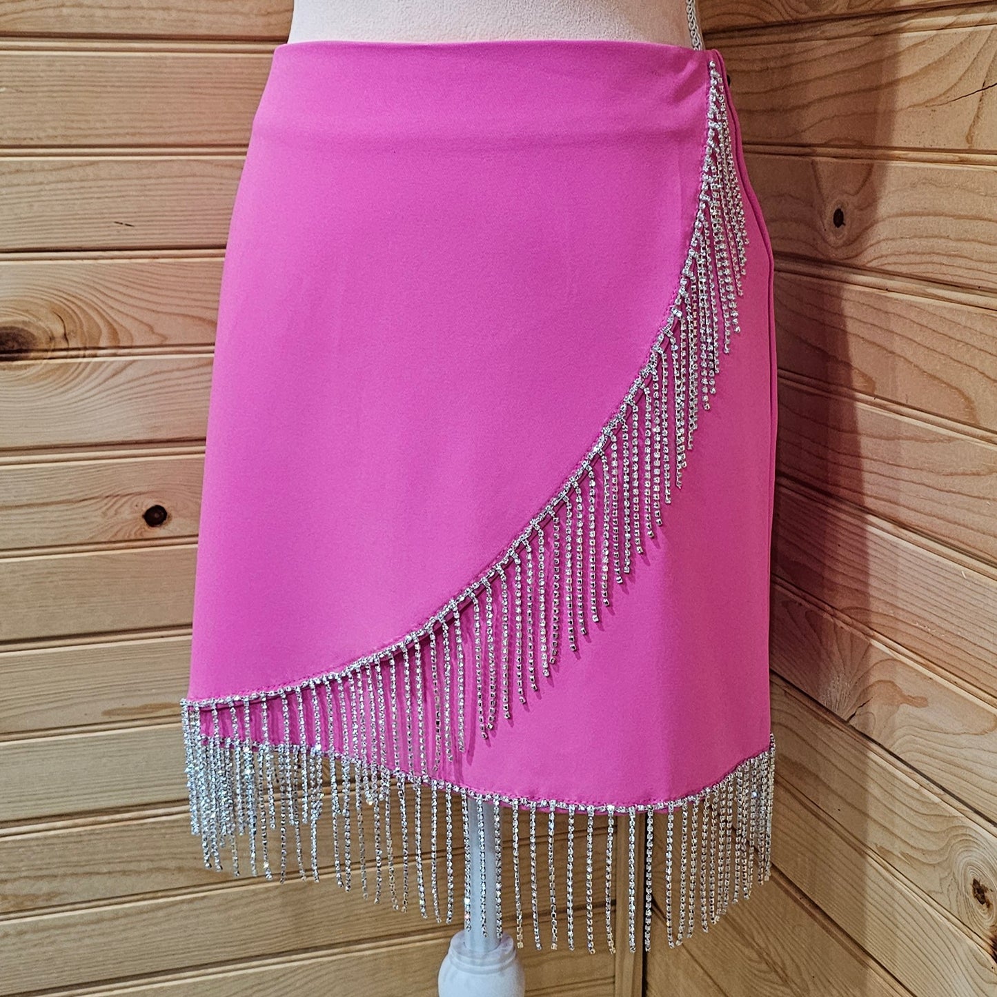 Rhinestone Barbie Skirt