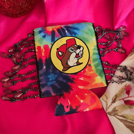Buc-ee's Tie Die Koozie