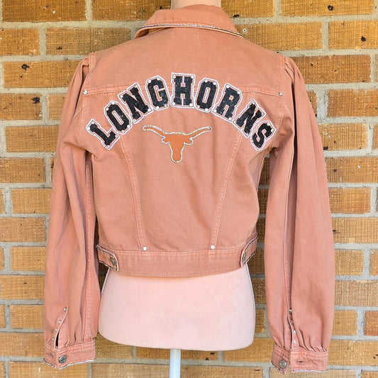 Texas Longhorns Peach Denim